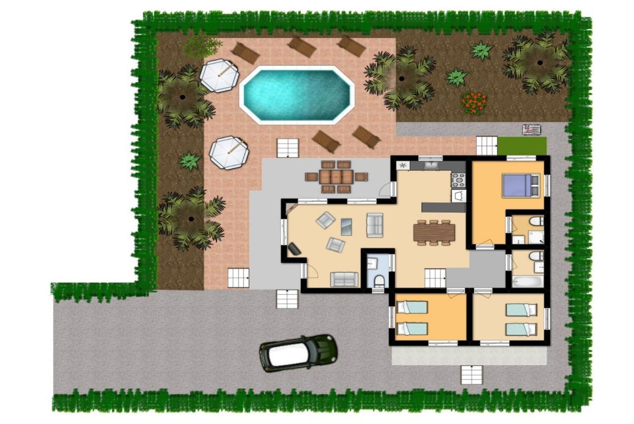 Villa Chrystalla Neo Chorio Eksteriør billede